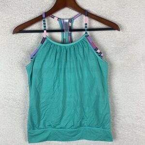 lululemon ivivva‎ Girls 14 Double Dutch Tank full coverage stretch layered